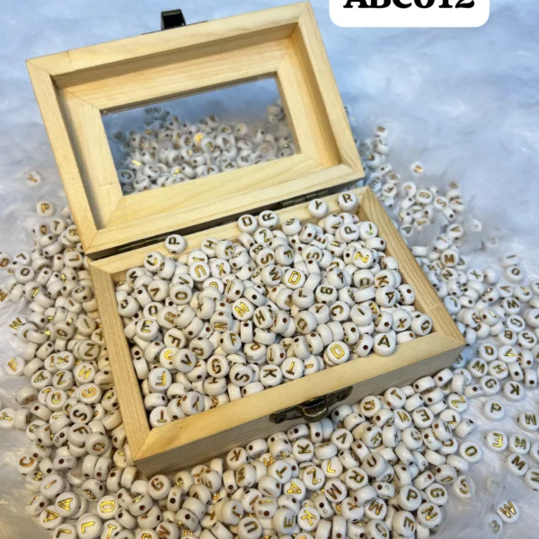 ALPHABET BEADS 12(20 GRAM)