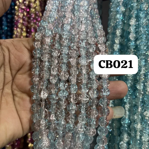 crackle beads 21
