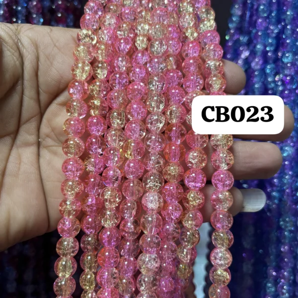 crackle beads 23