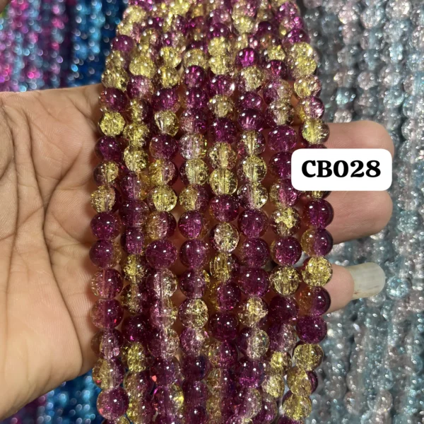 crackle beads 28