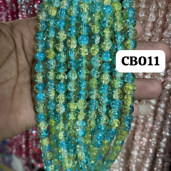crackle beads 11