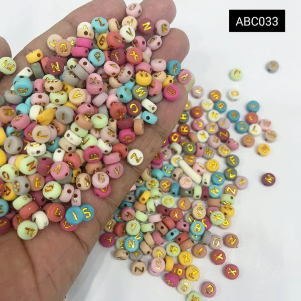 ALPHABET BEADS 33(20 GRAM)