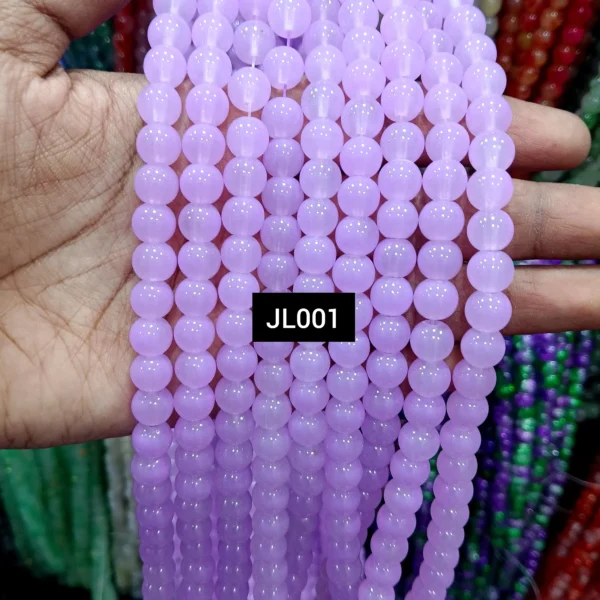 JL001 LAVENDER COLOUR JELLY BEADS