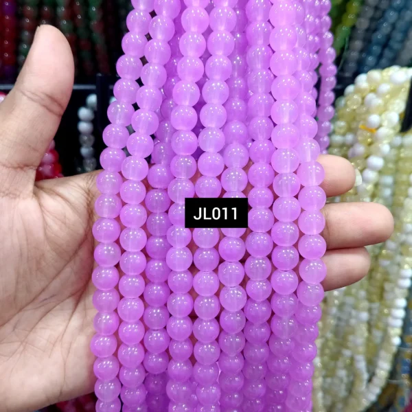 JL011 PURPLE JELLY BEADS