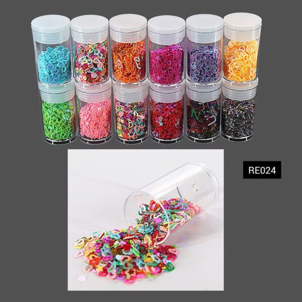 RE024 CRAFT PVC SEQUNICE  (12 PCS PACK)