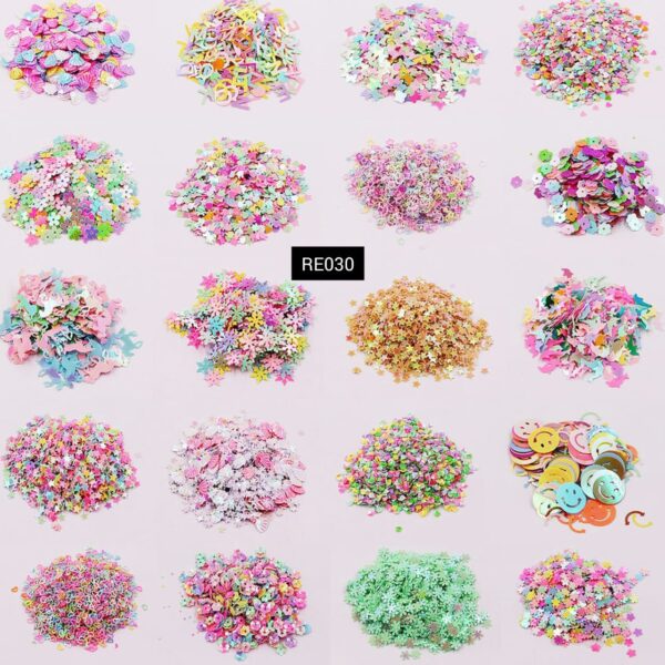 RE030 DIY RESIN ART SEQUANCE  (20 PCS PACK)