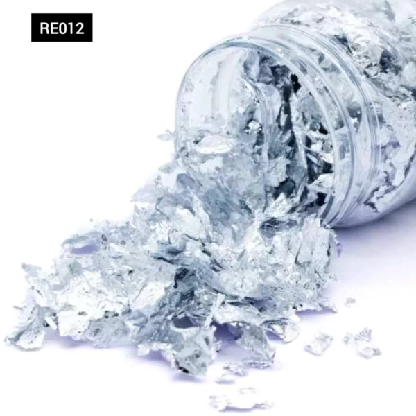 RE012 RESIN FLAKES SILVER (15 GRM)