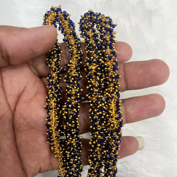 GLASS BLUE LOREALS PEARLS 10 (50G)