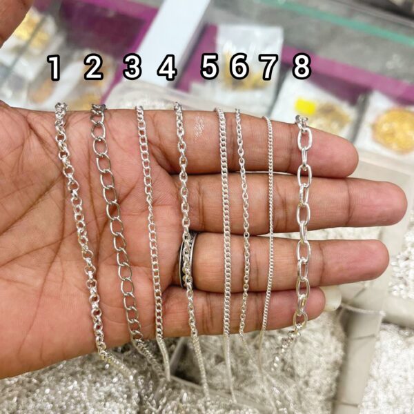 Anti Tarnish Silver Chain