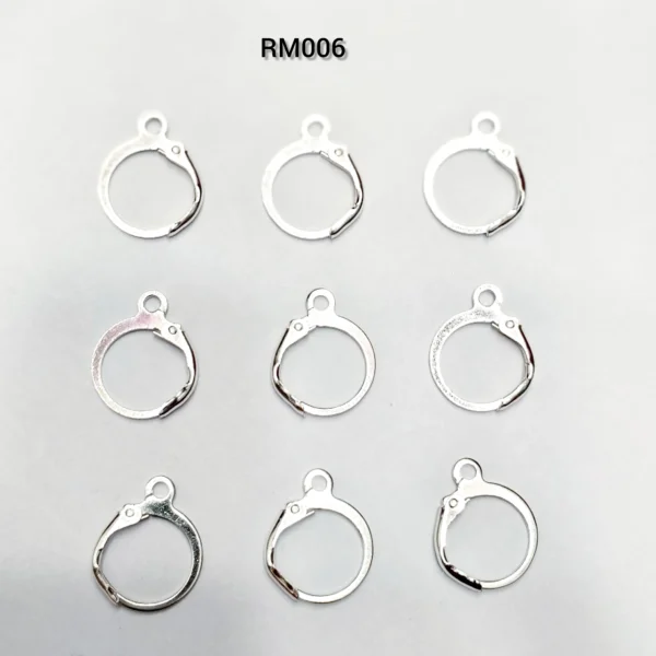 SILVER EARING HOOK (12 PCS PACK)