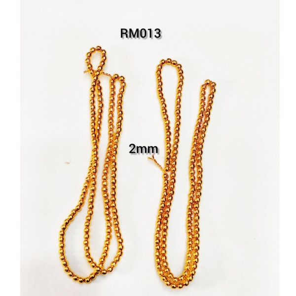 2MM GOLD BEADS