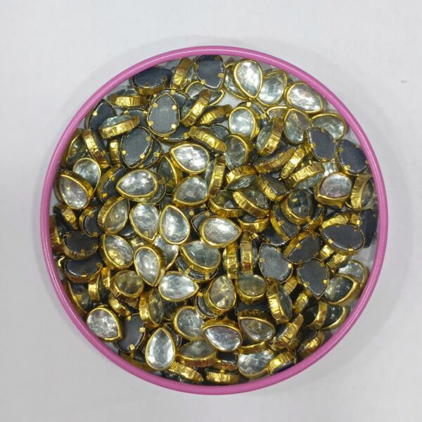 DROP WHITE KUNDAN (6*8)