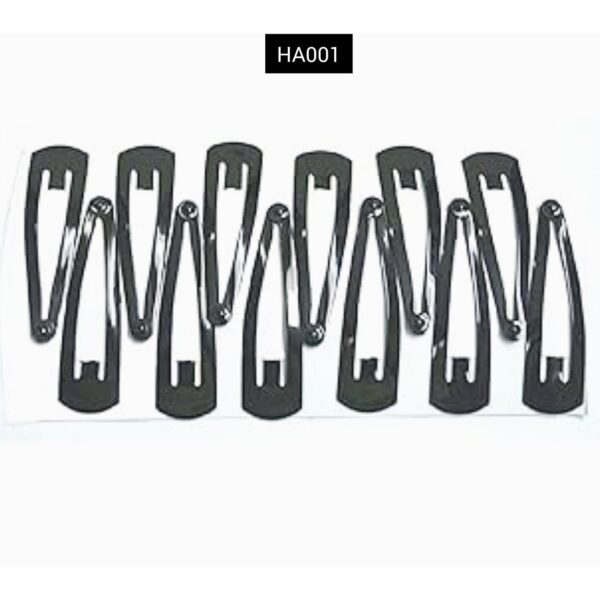 HA001 BLACK TIK TOK CLIP (12 PCS PACK)