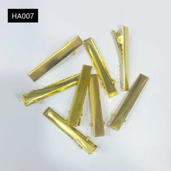 HA007 GOLD SMALL SIZE ALIGATOR CLIP (100 PCS PACK)