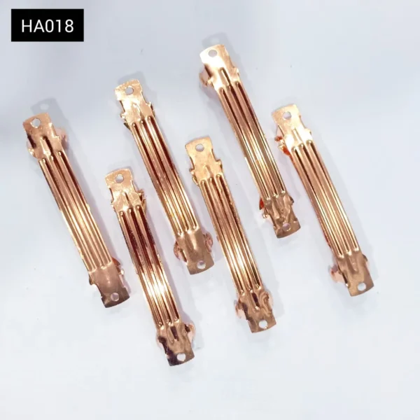HA018 ROSE GOLD CENTER CLIP  MEDIUM SIZE(10 PCS PACK)