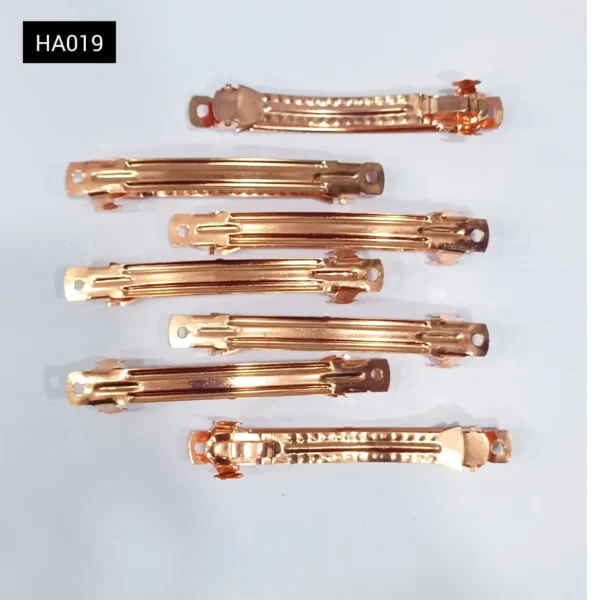 HA019 ROSE GOLD CENTER CLIP BIG SIZE (10 PCS PACK)