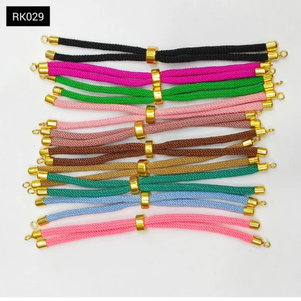 RK029  RAKHI BRACELET THREAD (10 PCS PACK MULTI COLOR)