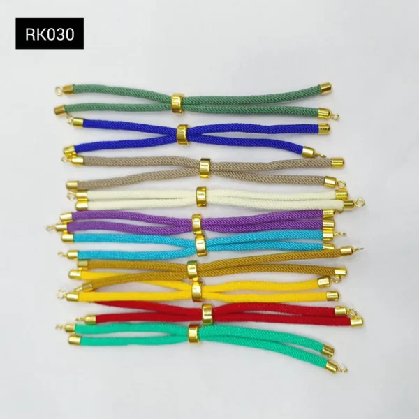 RK030 RAKHI BRACELET THREAD (10 PCS PACK MULTI COLOR)