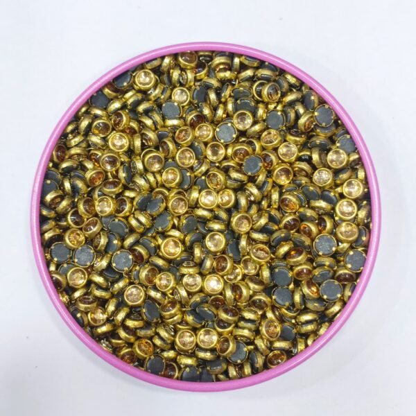 ROUND GOLD KUNDAN (4MM)
