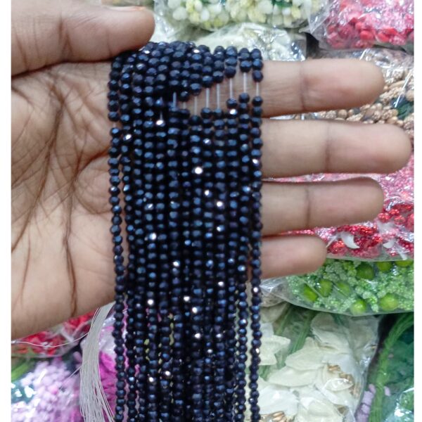 CR013 BLACK 4MM CRYSTAL BEADS