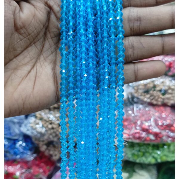 CR017 BLUE 4MM CRYSTAL BEADS