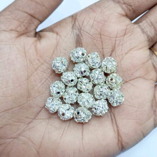 STONE BALL SILVER(12 PCS PACK)